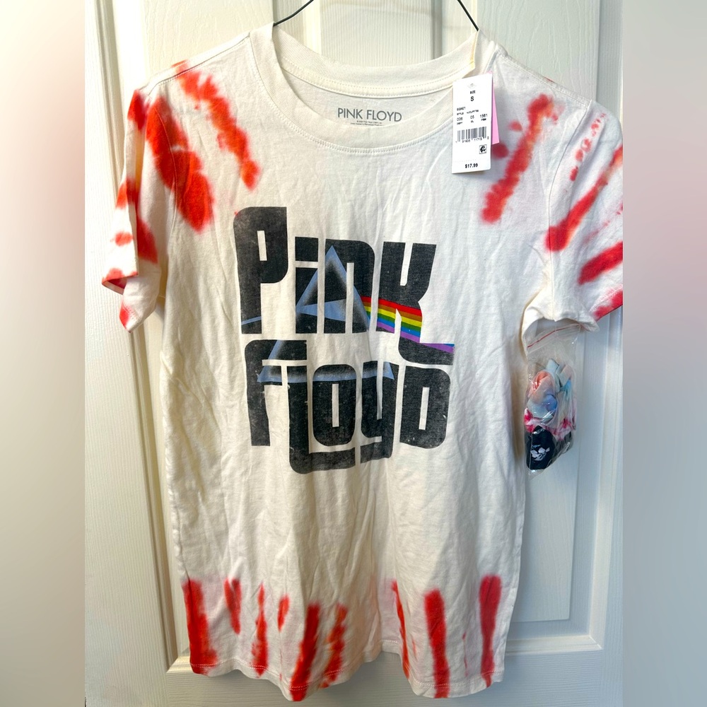 Pink Floyd tie dye cotton shirt size S